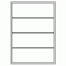 410 - Label Size 200mm x 69mm - 4 labels per sheet